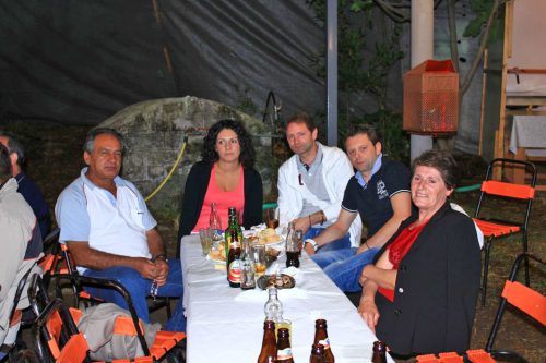 Ηλίας Κολοβός, Ρούλα Κολοβού - Μπαφατάκη, Χριστόφορος Μπαφατάκης, Κώστας Μπαφατάκης και Σωτηρία Κολοβού