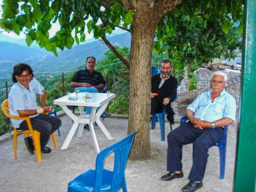 Γιώργος Μπαφατάκης - Ηλίας Κολοβός - ιερ. Μιχάλης Φορτοτήρας - Βασίλης Μπαφατάκης